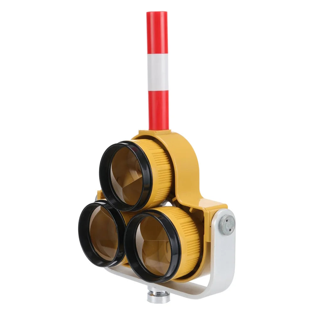 Triple Prism Reflector Holder Target for Total Station Survey, C34b-Yy