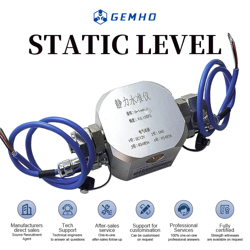 Gemho Mining Equipment Industrial Static Force Level Gauge Geotechnical equipment