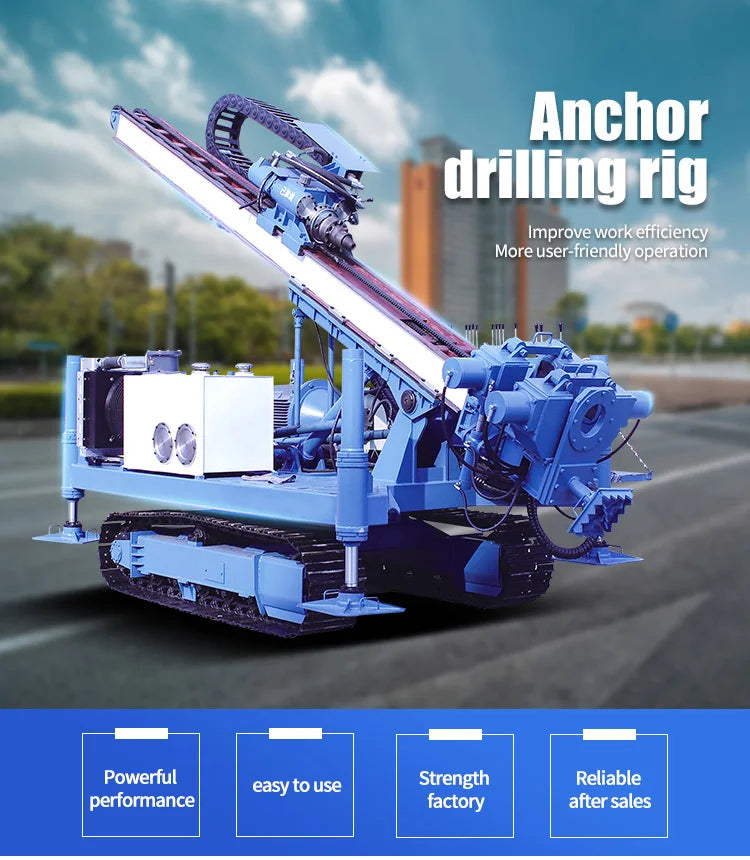 Hengwang sale crawler type full hydraulic drilling rig jet grouting equipment