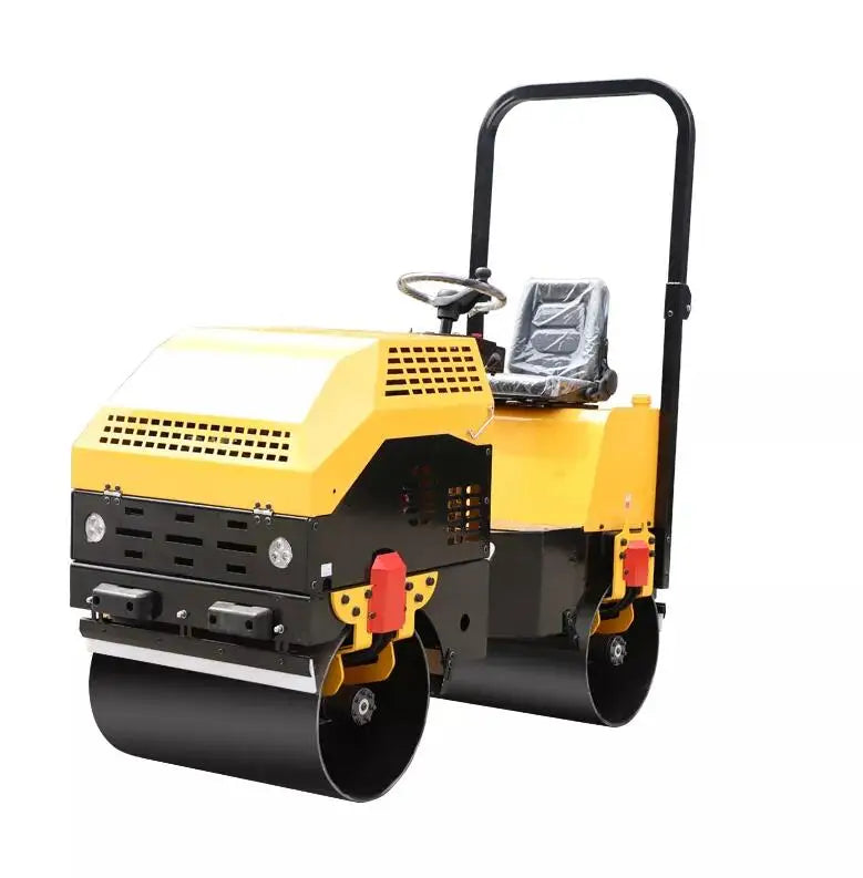 2 Ton hydraulic double vibration ride on road roller for sale