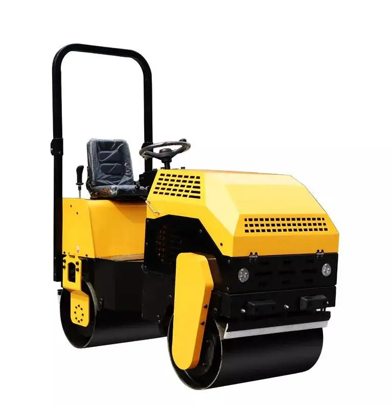 2 Ton hydraulic double vibration ride on road roller for sale