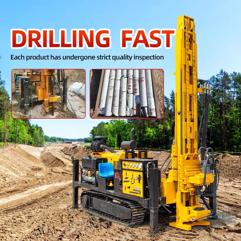 1000m deep rock core drill gold rig mineral exploration core drilling machine 1000m