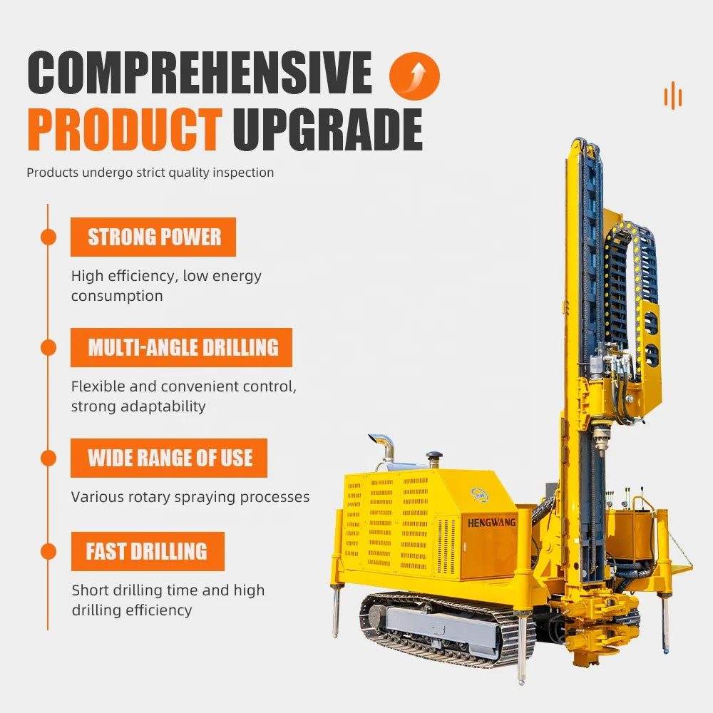 High slope Anti-floating ground anchoring drilling Slope Foundation drill rig