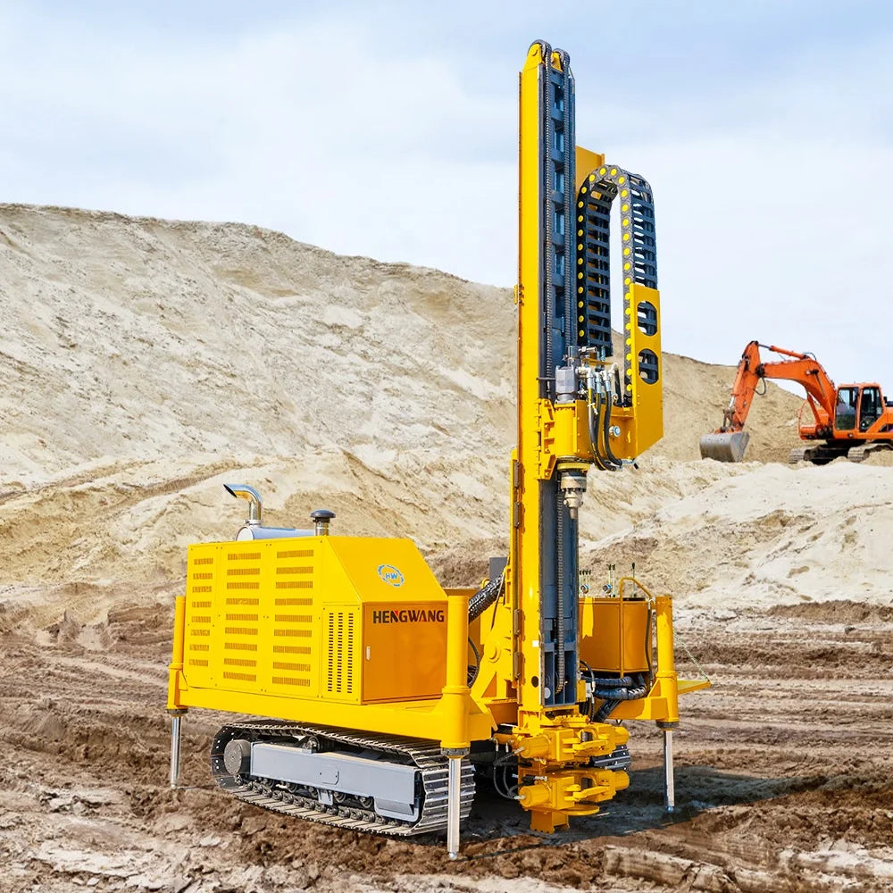 High slope Anti-floating ground anchoring drilling Slope Foundation drill rig