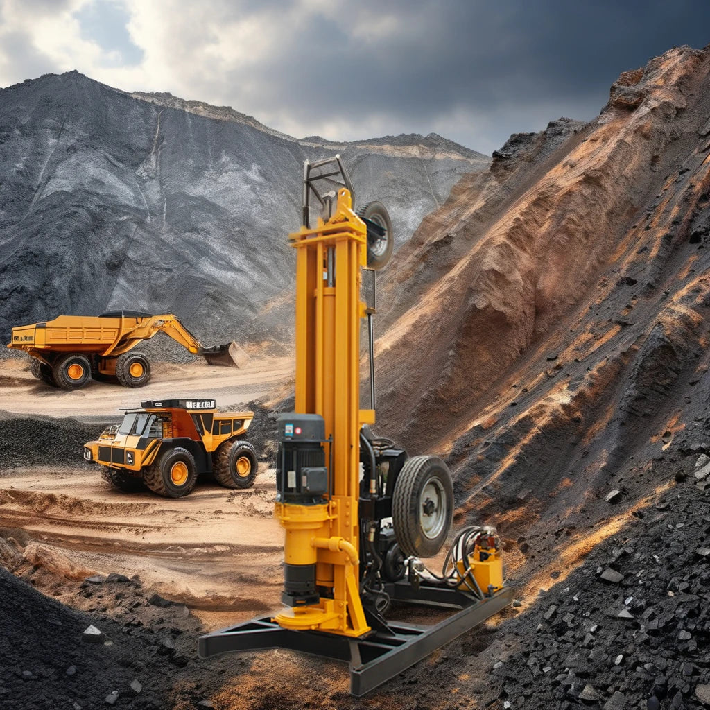 Efficient Water Well Exploration Rig with Core Motor and Engine Components Premium Mining Machines