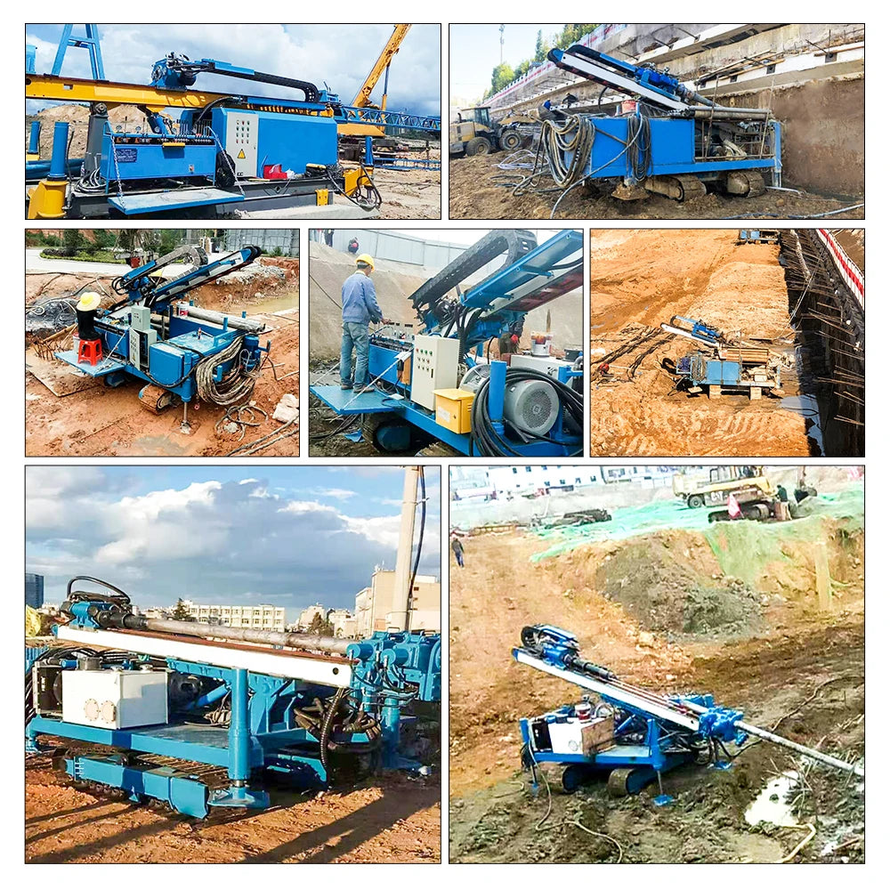 Hengwang sale crawler type full hydraulic drilling rig jet grouting equipment