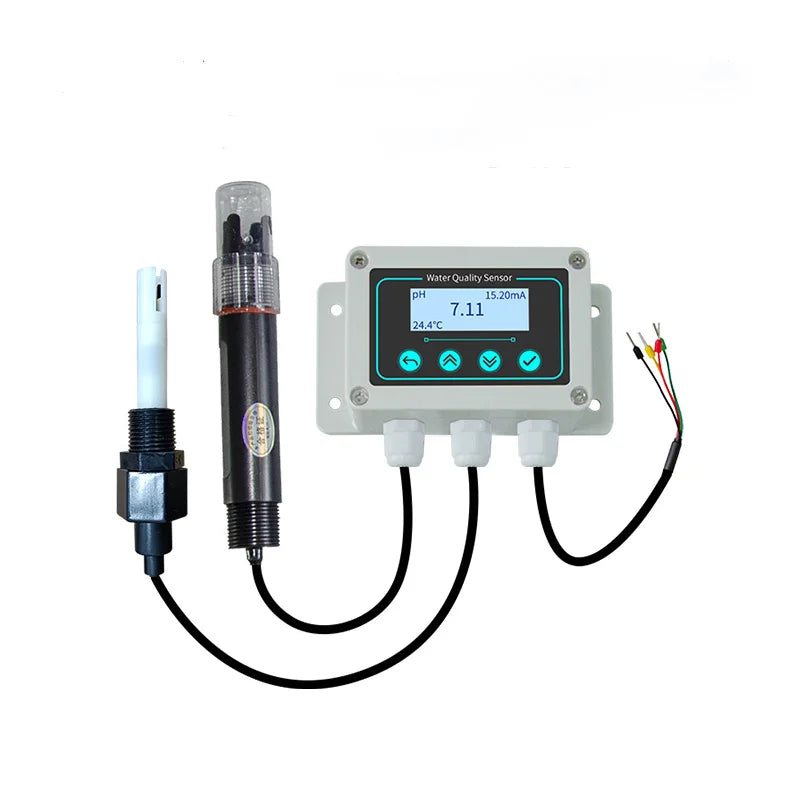 BGT CE 4-20mA 0-5V RS485 Multiparameter  2 in 1 Water Quality Analysis Electrode Water EC PH Probe Sensor for Water Treatment