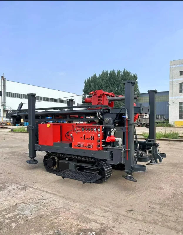 Deep Hole Mud Rotary Drill Crawler Hydraulic Drilling Rig Mobile Hydraulic Borehole Well Drilling Rig