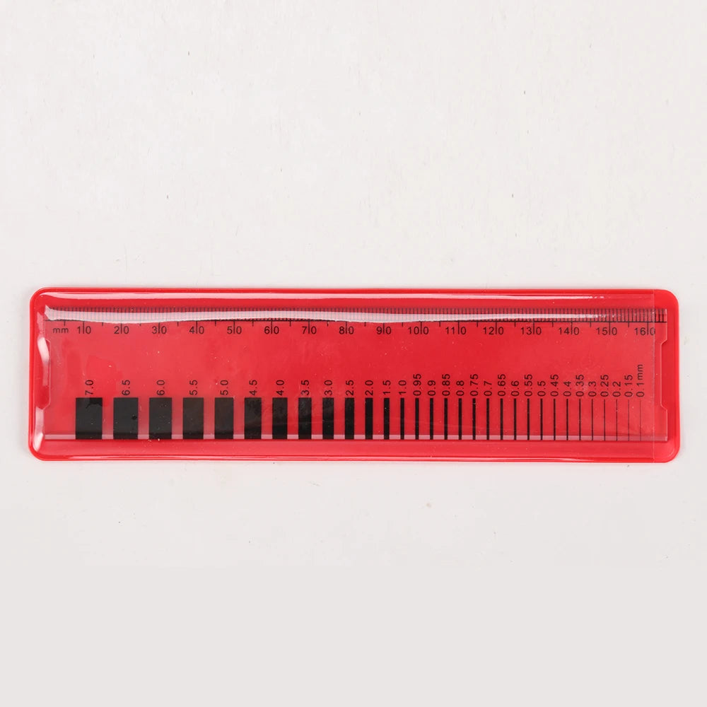 2024 New CW01 Plastic Crack Width Gauge, Concrete Crack Width Ruler