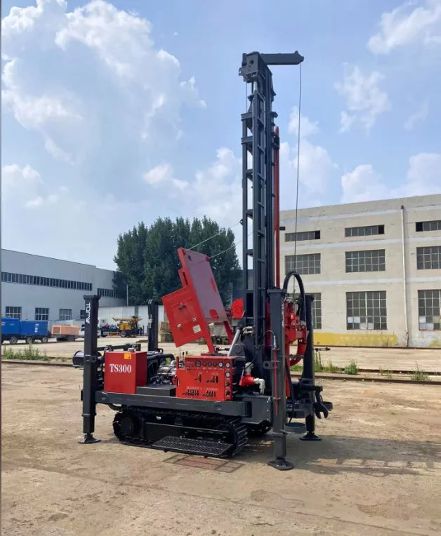 Deep Hole Mud Rotary Drill Crawler Hydraulic Drilling Rig Mobile Hydraulic Borehole Well Drilling Rig