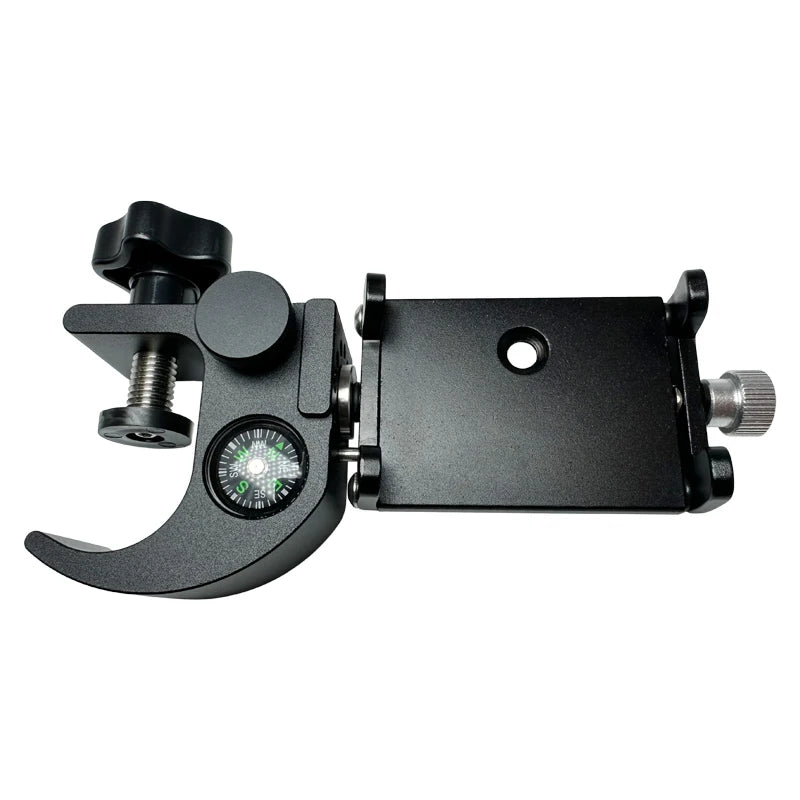 High Quality Phone Holder Bracket Cradle Pole Clamp With Compass For GPS For Data Collector Total Station