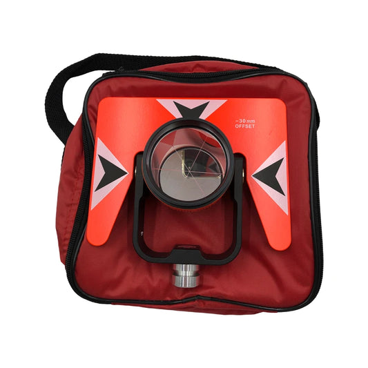 High Quality Red Single Prism For Nikon South Trimble For Top For Sokk-ia Total Station Prisms Surveying AK18 With Soft Bag