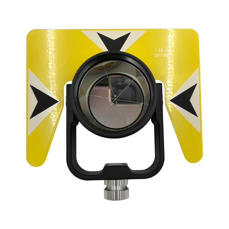 High Quality Yellow Single Prism For Nikon South Trimble Top For Sokk-ia Total Station Prisms Surveying AK18 With Soft Bag