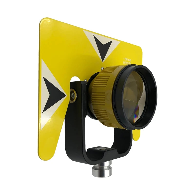 High Quality Yellow Single Prism For Nikon South Trimble Top For Sokk-ia Total Station Prisms Surveying AK18 With Soft Bag