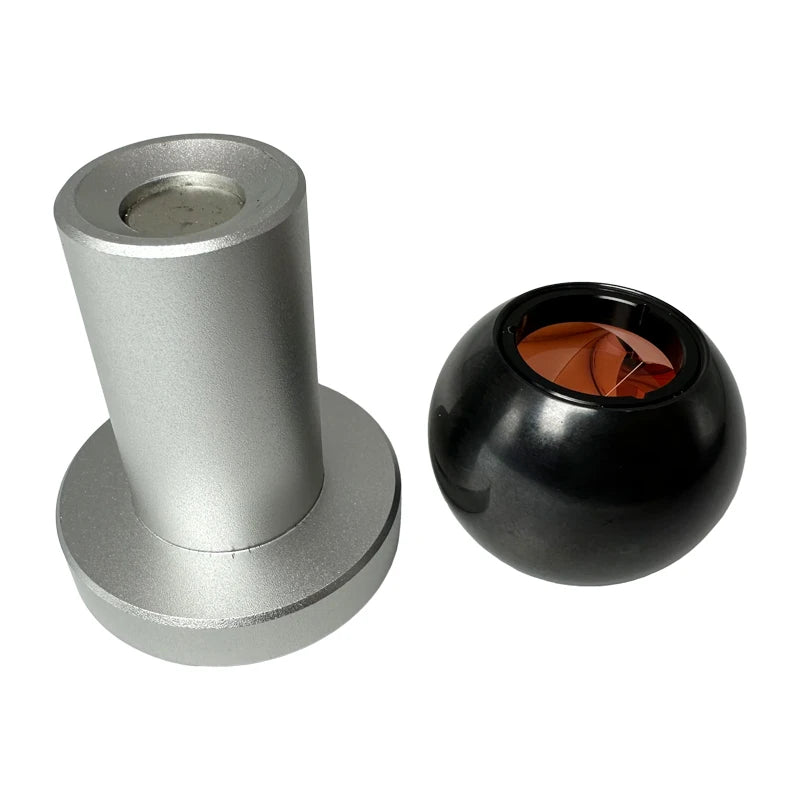 High-precision Mini Spherical Prism Copper-plated With Magnetic Bracket Base For Multi-purpose Measurement And Monitoring