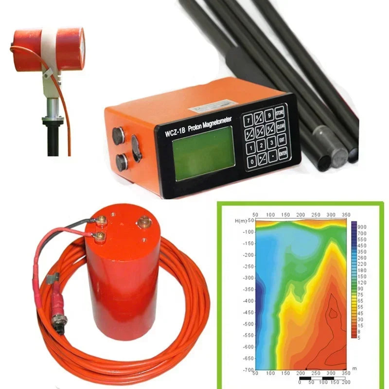 Iron ore, geophysical exploration, high-precision proton magnetometer