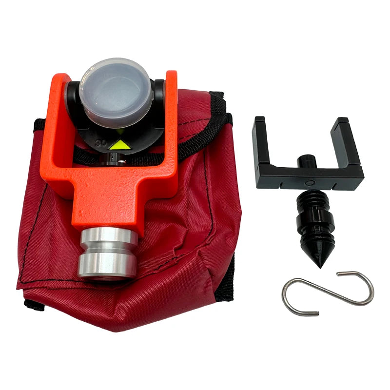 Middle Mounted Bubble Vial Design 102 Mini Prism System 0/-30mm  Matel For Total Station Surveying GPS