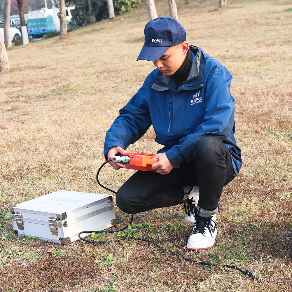 PQWT-GT150A Underground Water Detector Geophysical Equipment Auto Analysis 3D Rendering One-time Wiring