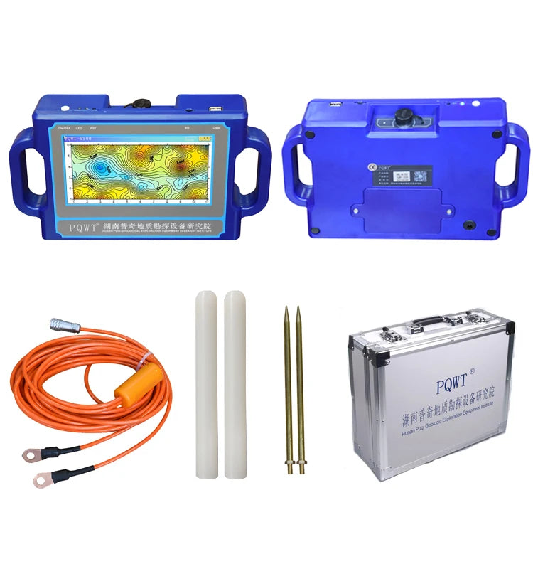 PQWT S500 Geophysical water survey equipment borehole water well logging ground water detector