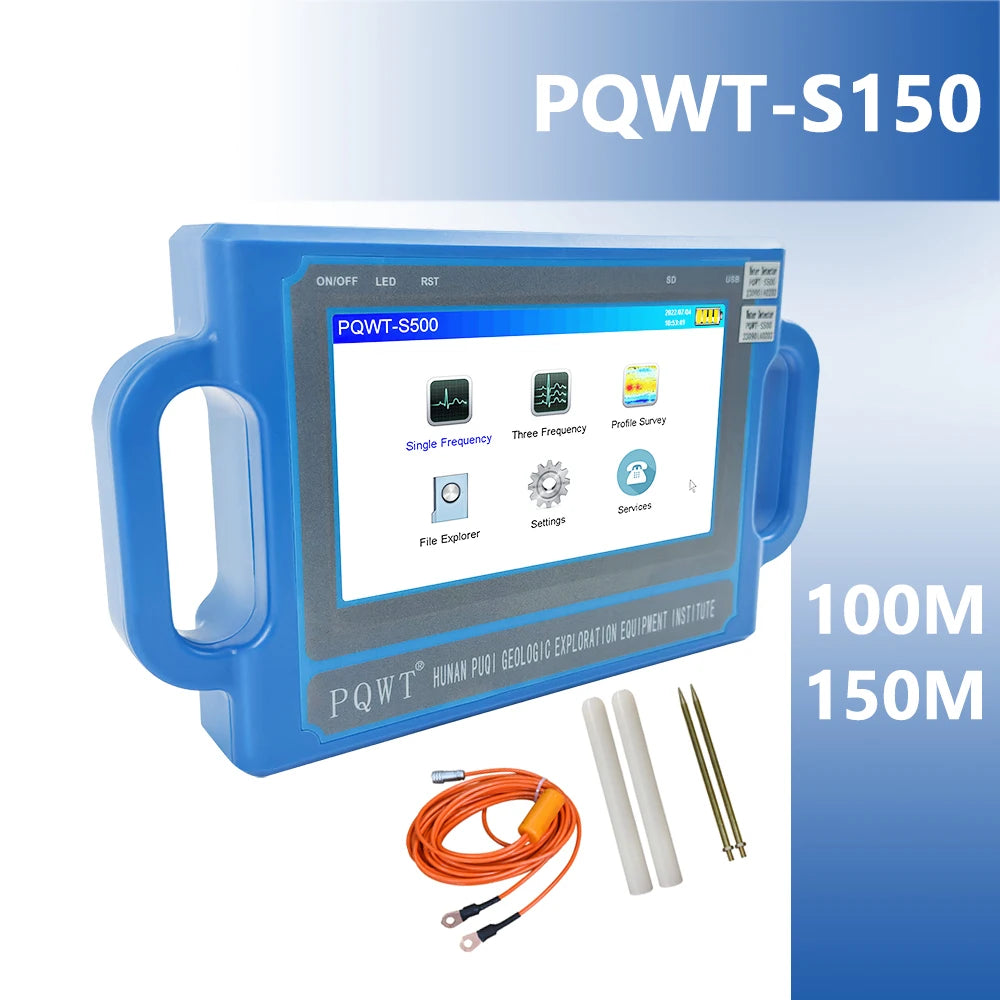 PQWT S500 Ground Water Detector Underground Finder Geophysics Equipment Resistivity Meter