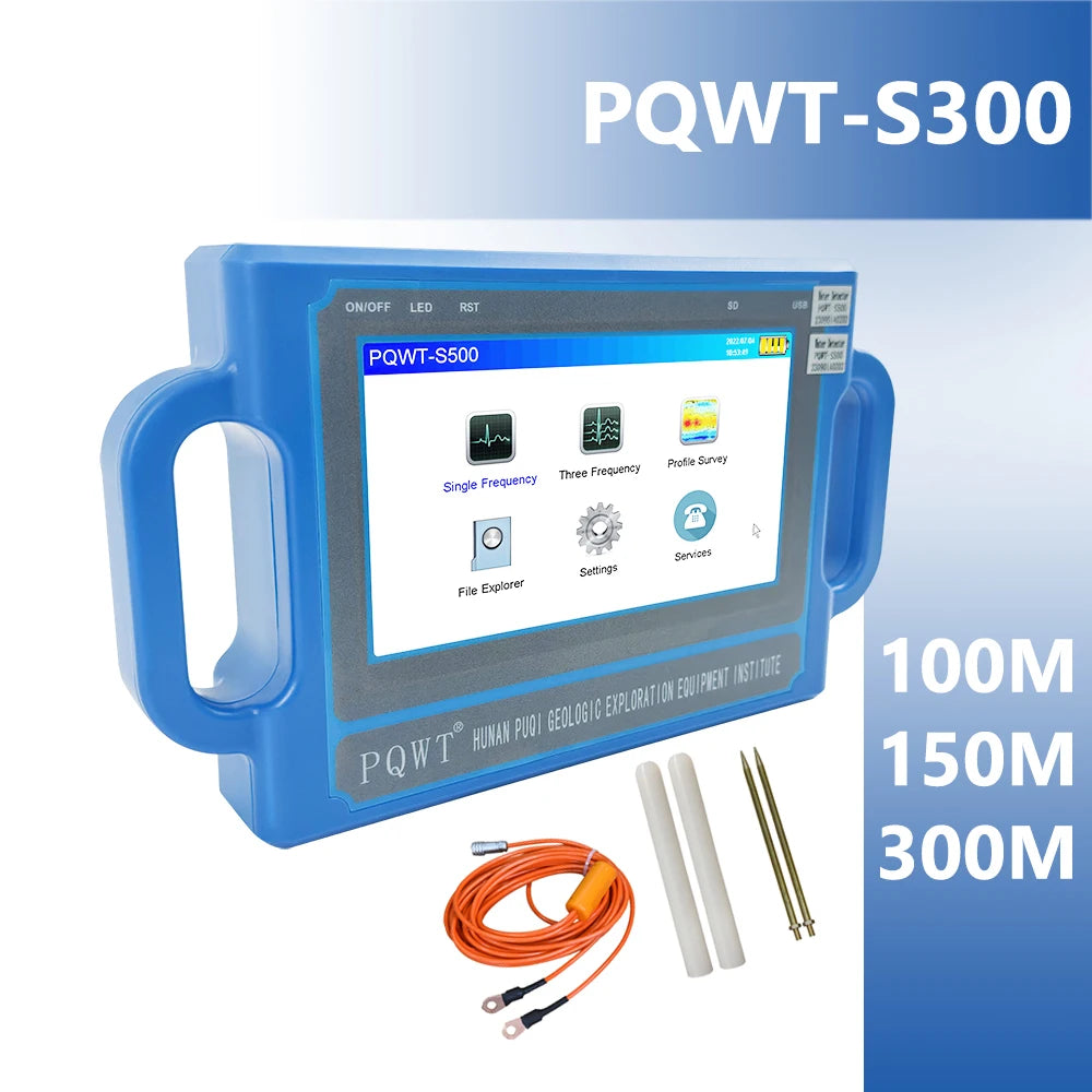 PQWT S500 Ground Water Detector Underground Finder Geophysics Equipment Resistivity Meter