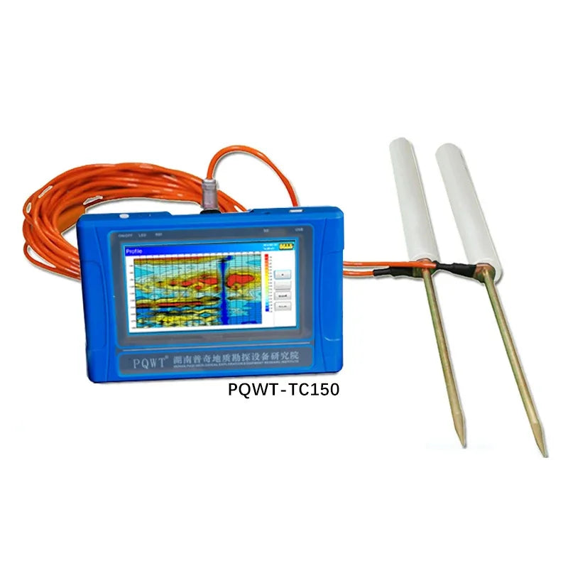 PQWT-TC150 Geophysical water survey equipment 150m underground borehole water detector