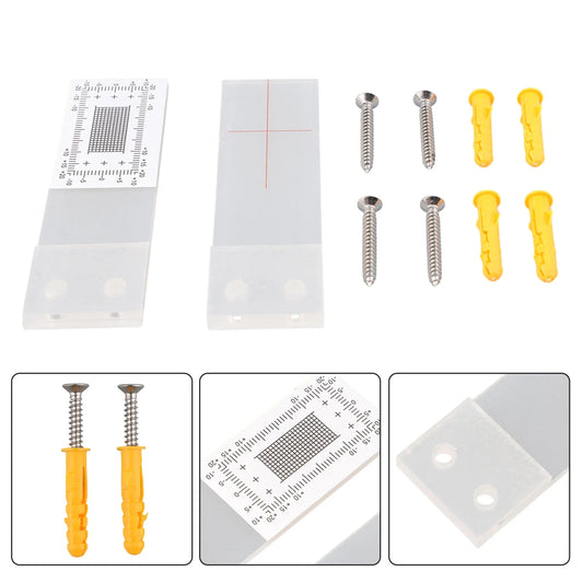 PRECISE Crack Measuring Instrument Kit For Crack Monitoring Monitor Wall Cracks Plane Crack Contrast Meter With Clear Scale Set