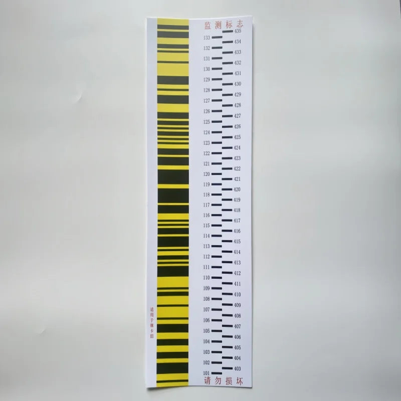 SETTLEMENT OBSERVATION BAR CODE STICKER FOR LEI-CA SOKK IA TRIMBLE DIGITAL LEVEL SURVEYING 10*35CM 10*50CM