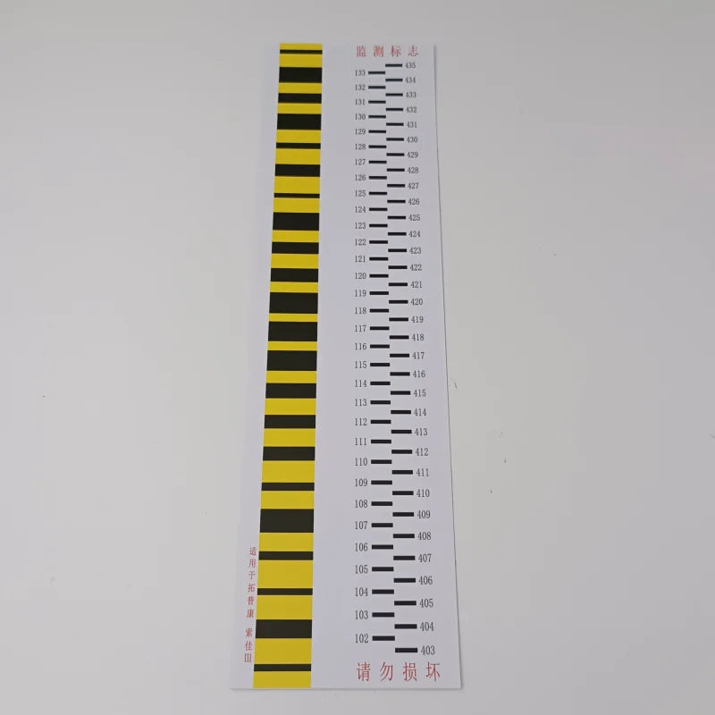 SETTLEMENT OBSERVATION BAR CODE STICKER FOR LEI-CA TRIMBLE Sok-ki DIGITAL LEVEL SURVEY INSTRUMENT SURVEYING 1PCS 10*35CM/10*50CM