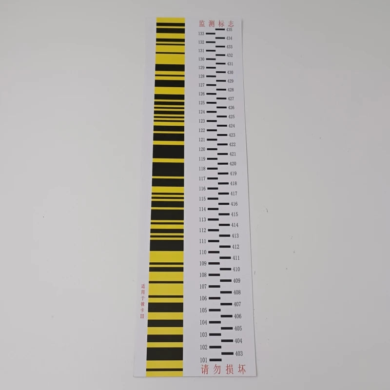 SETTLEMENT OBSERVATION BAR CODE STICKER FOR LEI-CA TRIMBLE Sok-ki DIGITAL LEVEL SURVEY INSTRUMENT SURVEYING 1PCS 10*35CM/10*50CM