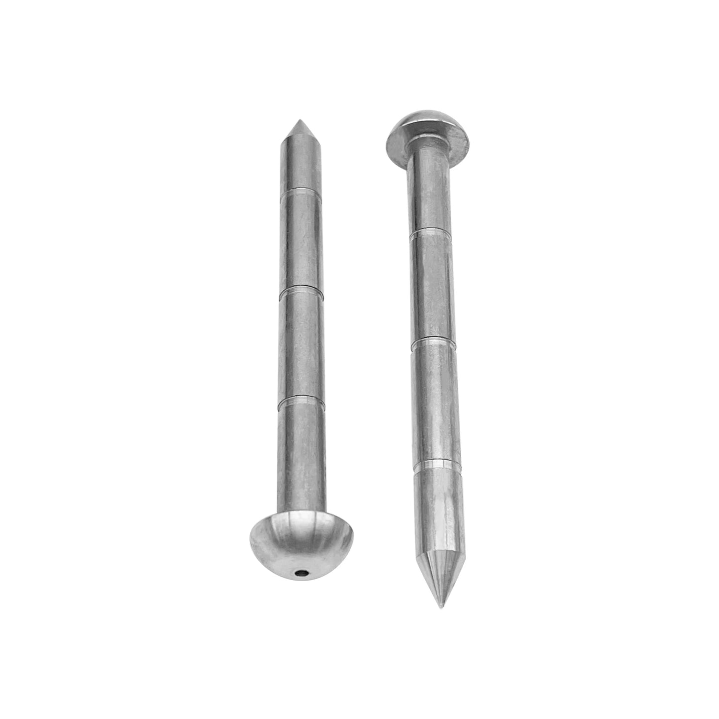 2pcs High Hardness 12CM Stainless Steel Nail Surveying Map Nail Settlement Observation measuring spike