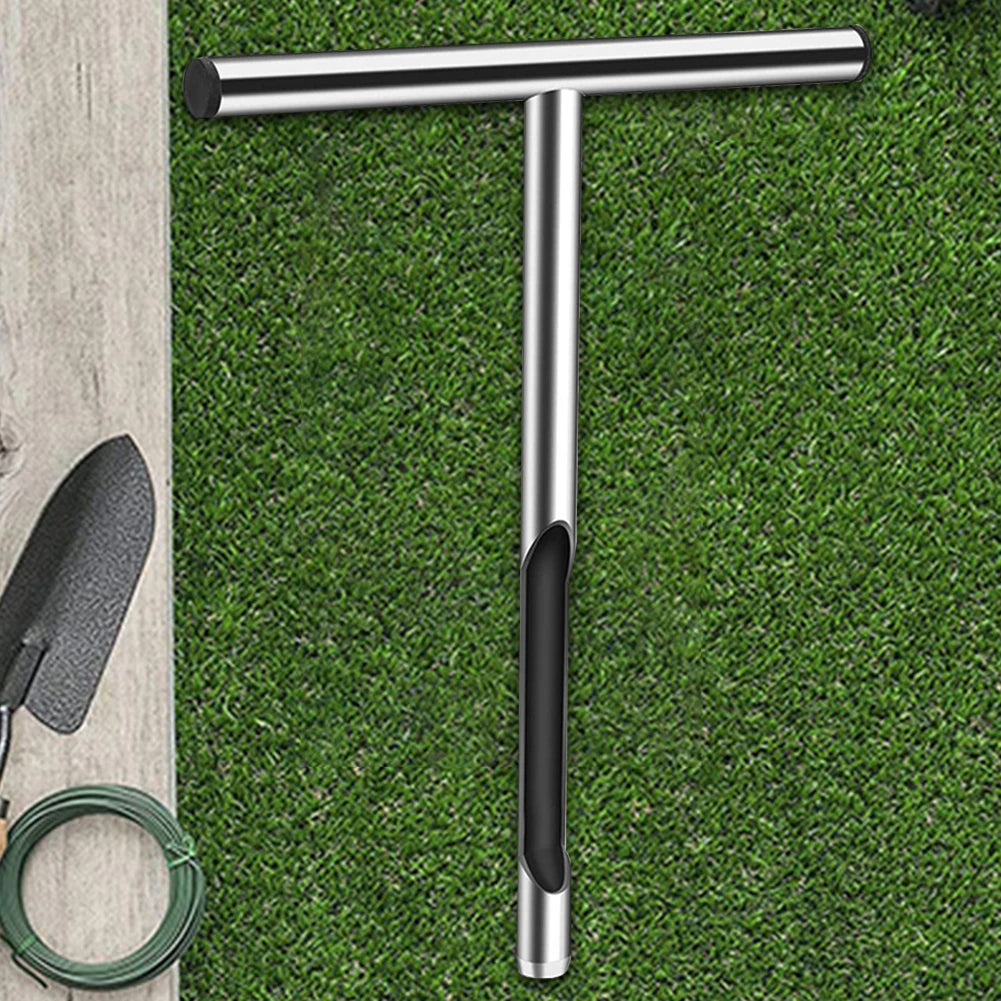 Soil Sampler Probe Portable Soil Sampling Probe Stainless Steel Quick Inspection 12inch/21inch Garden Lawn Maintenance Tool