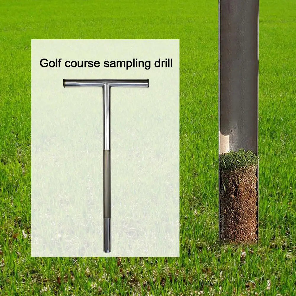 Stainless Steel Soil Sampler Sampling Soil Drill Green Digger Quick Soil Test Lawn Maintenance Tool