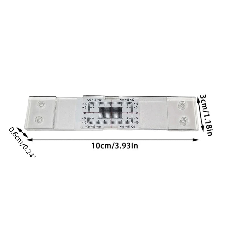 Standard Concrete Crack Gauge (2 Pack or 4 Pack) Accurate Crack Monitoring Record Tool Crack Measuring Ruler