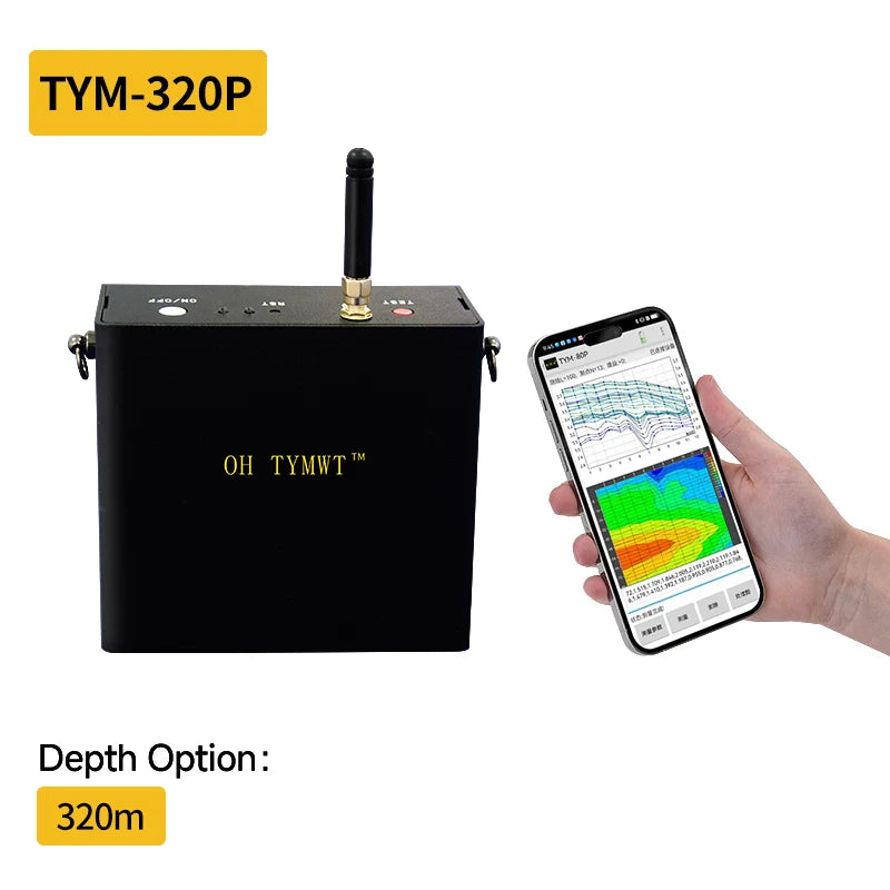 TYM-P Mobile Water Detector Underground Finder App 80m Well Water Detection Geological Tools